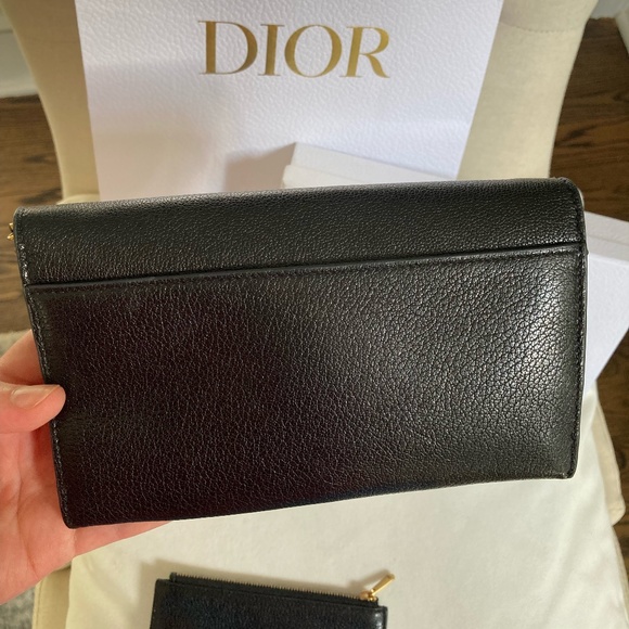 Dior long saddle wallet with chain - Picture 6 of 8